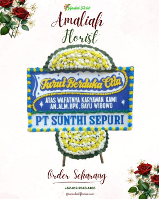Papan Bunga Duka di Kabianggama